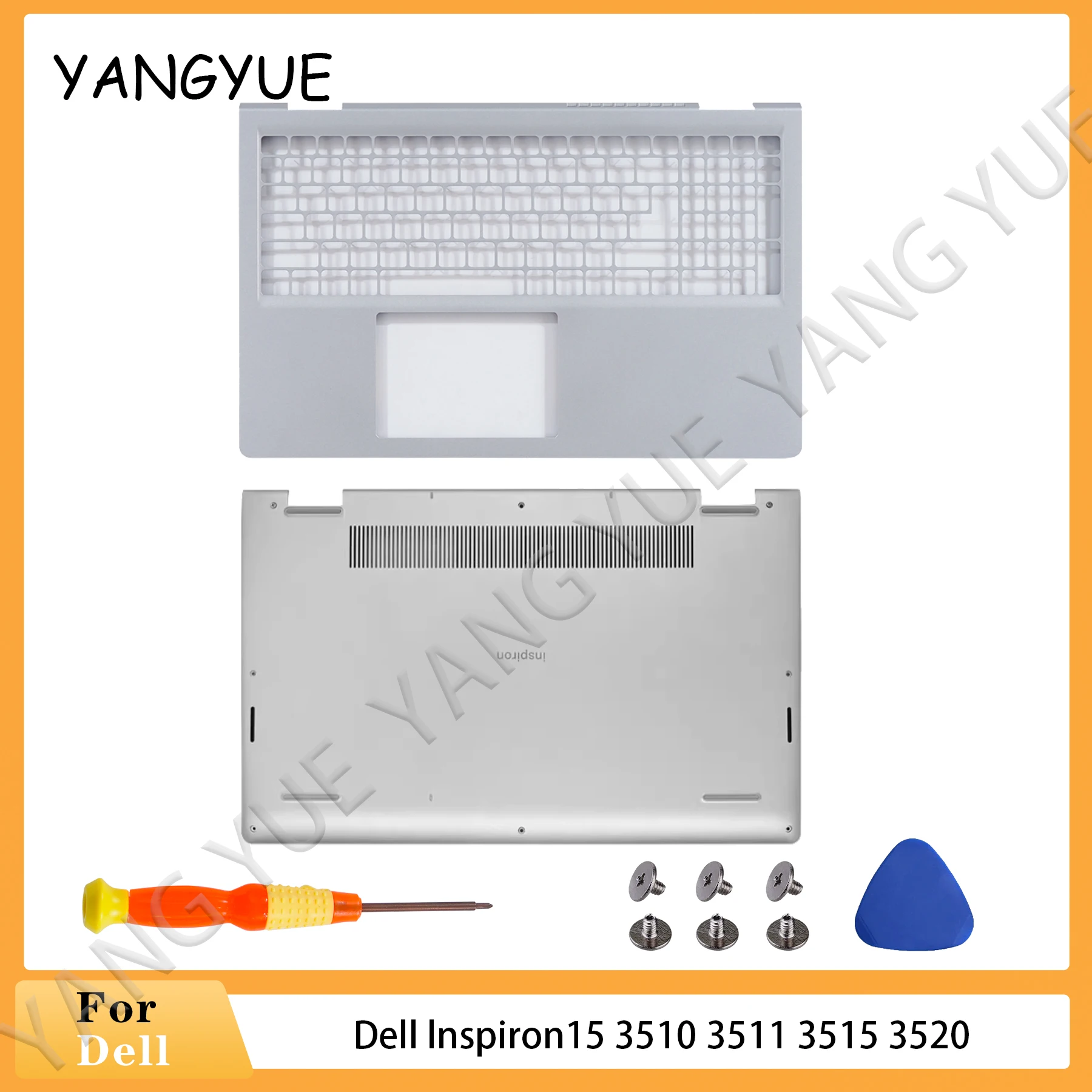 Новая задняя крышка для Dell Φ Inspiron15 3510 3511 3515 3520 LCD задняя Передняя панель Упор для рук сменная Нижняя крышка 0T4MT1