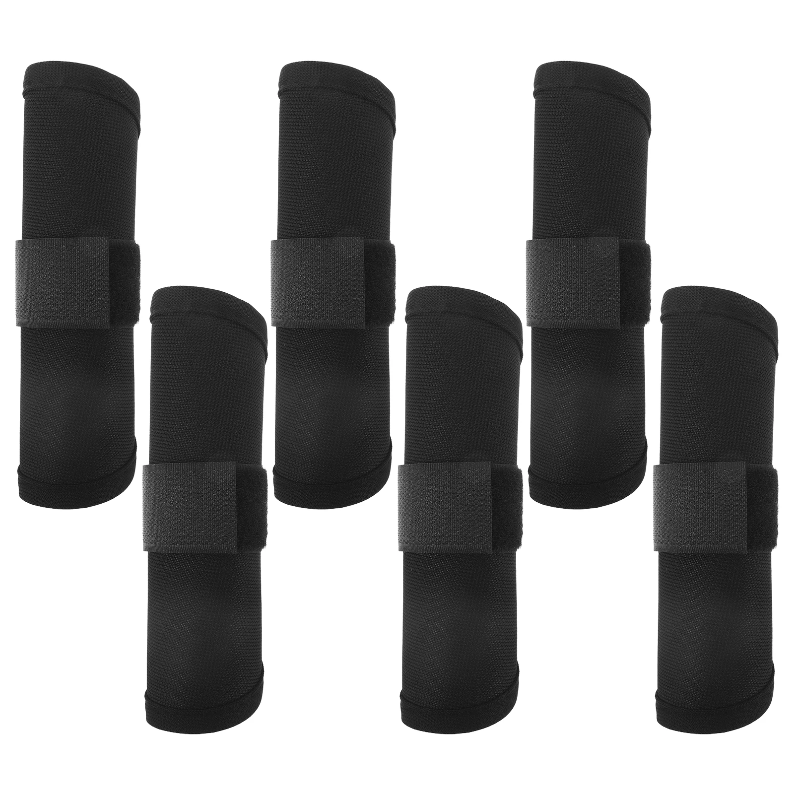 

6Pcs Fishing Lure Protection Covers Black Bait Guard Sleeve Hook Guard Fishing Rod Wraps Secure Storage Fish Lure Cover