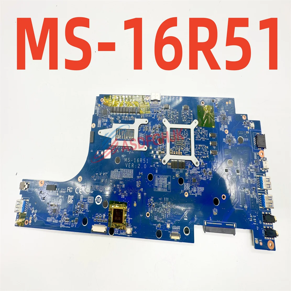 MS-16R51 ver 2.0  For MSI GF63 THIN 10UD MS-16R5 laptop motherboard with i5-10500h i7-10750H  and gtx1650m RTX3050   test ok