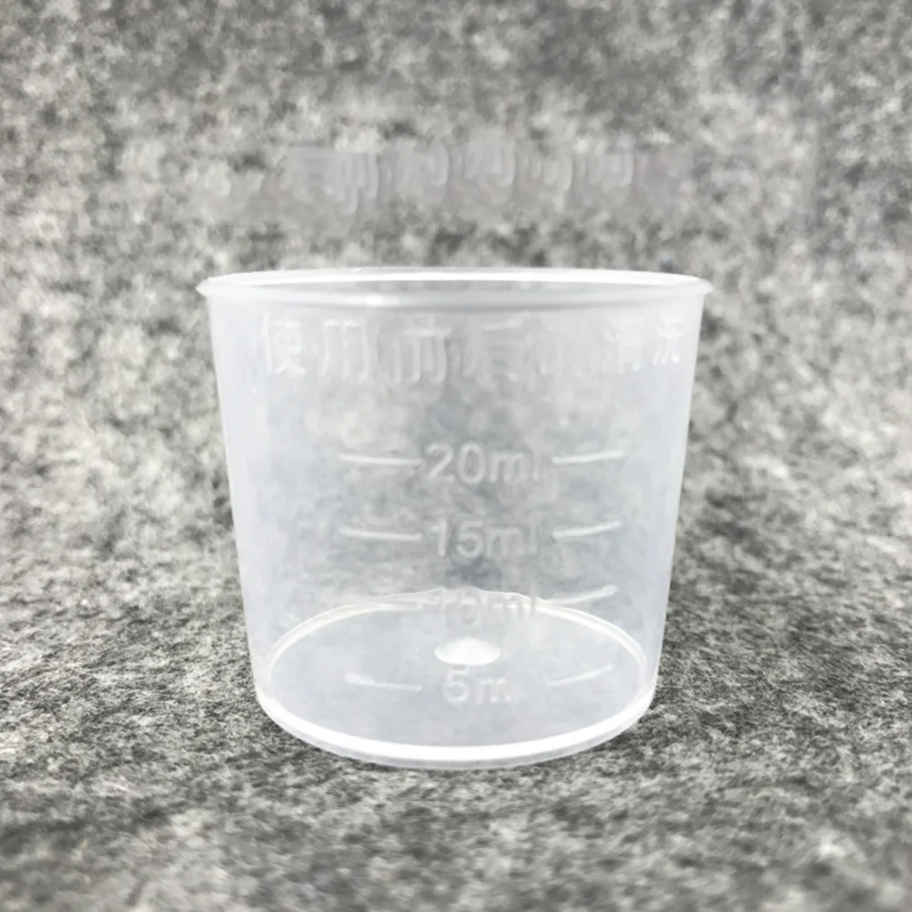 

30pcs Reptile Feeding Dish 20Ml Measuring Cup For Lizard Gecko Snake Turtle Food Water Container Pet Feeder Bowl Scale