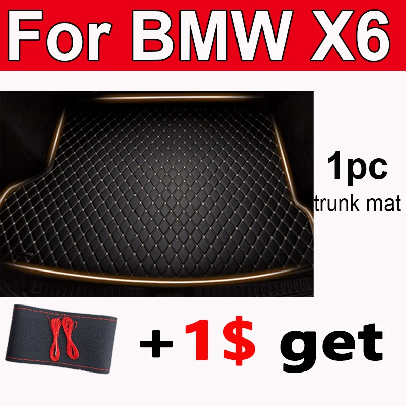 

Car Mats For BMW X6 G06 MK3 2020 2021 2022 Waterproof Protective Pad Accesorios Auto Alfombrilla Coche Trunk Mat Car Accessories