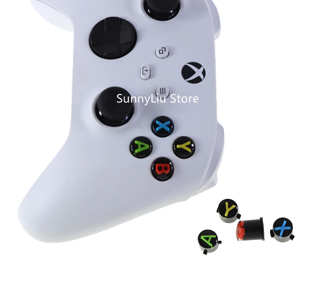 Juego de botones ABXY de repuesto, Mod personalizado para controlador xbox one, A, B, X, guía Y, botón de casa para controlador xbox series s Y x, 1 Juego