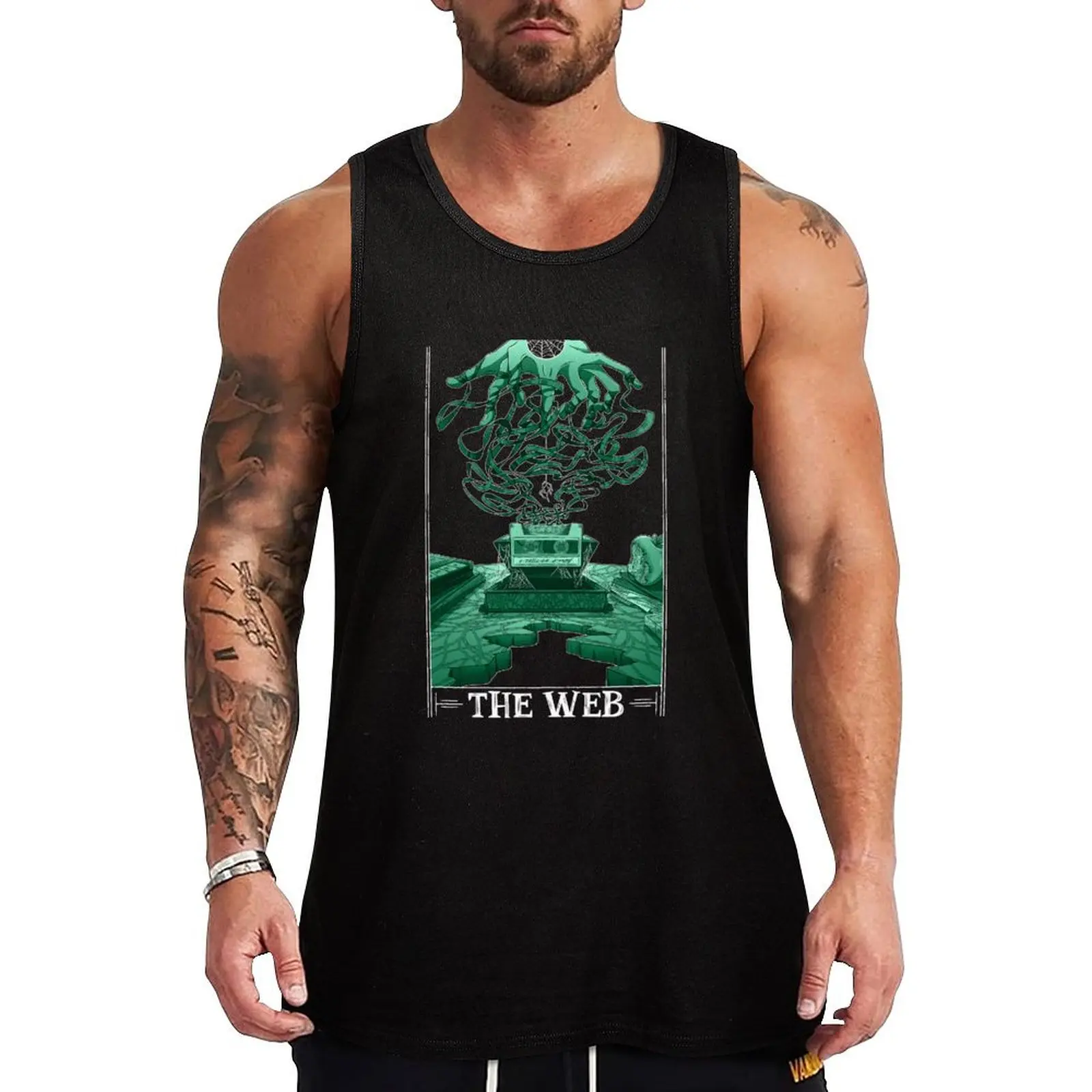 The Web Tarotesque - (Dark) Tank Top sleeveless vests mens designer clothes