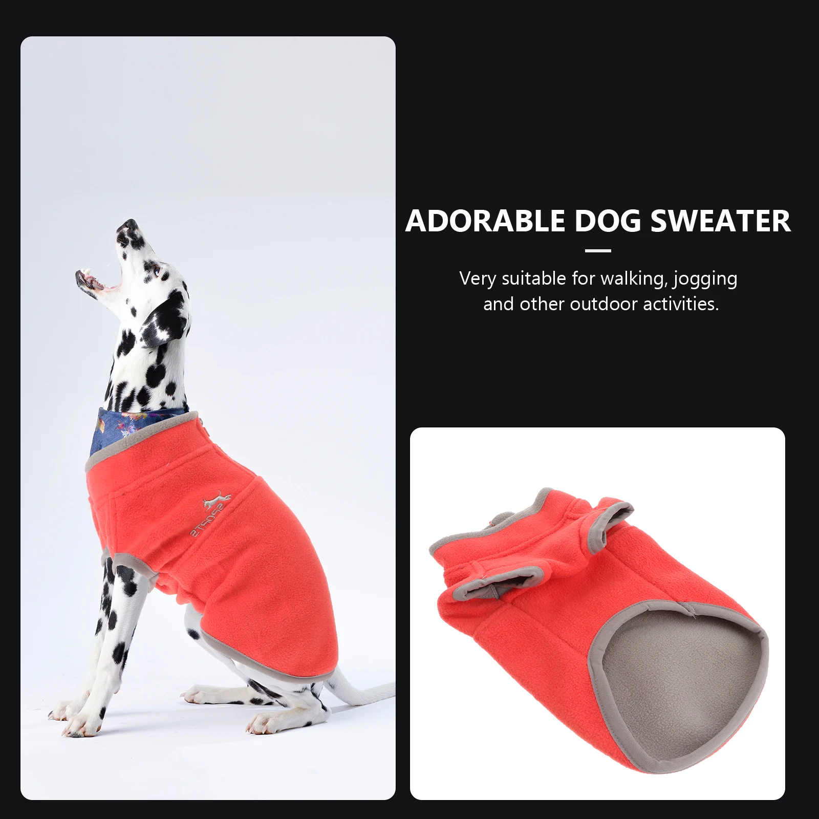 

Thickened Warm Pet Cashmere Sweater Winter Anti-Cold Clothes Adorable Unicorn Design Easy On Comfortable Outdoor Walking Photo