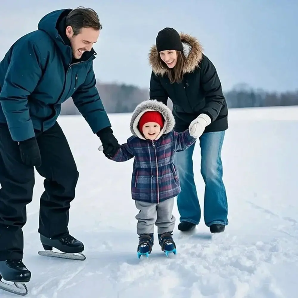 أحذية تزلج احترافية للأطفال الصغار مطلية بالزنك، أحذية تزلج ثابتة قابلة للتعديل، أحذية تدريب عالمية للجنسين