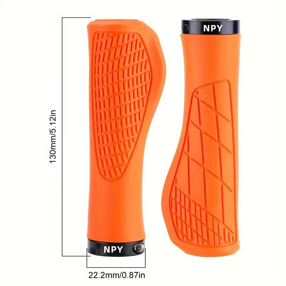 1 paar Mountainbike Lenker Griffe Anti-skid Komfortable Abschließbare Fahrrad Griffe Weiche Gummi MTB Fahrrad Griffe Radfahren Fahrrad Teile – Detail 2