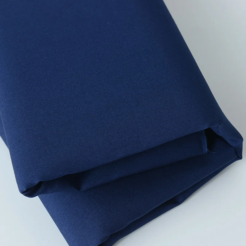 Katoenen poplin stof effen kleur wit rood zwart voor naaigerei quilten patchwork per halve meter
