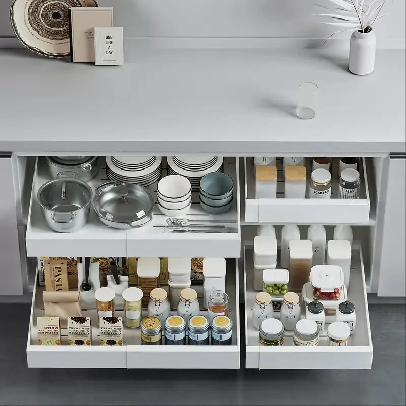 support-de-rangement-d'armoire-extractible-robuste-largeur-reglable-egouttoir-a-vaisselle-etagere-a-epices-pour-organisateur-de-cuisine-et-de-salle-de-bain