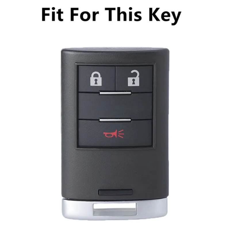 FLYBETTER Genuine Leather 3Button Keyless Entry Smart Key Case Cover For Chevrolet New Captiva/Malibu/Trax/Corvette  L42