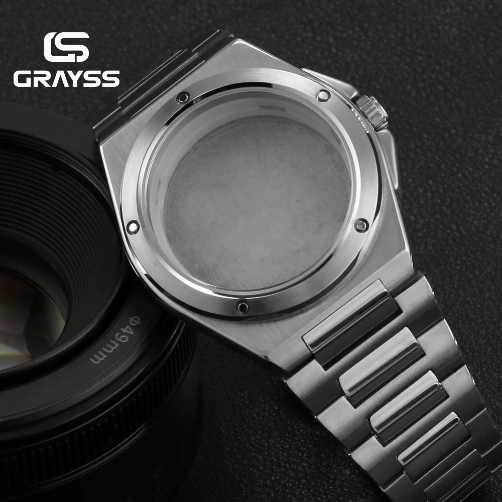 40mm Fit Engineer Stil NH35/NH34/4R35 Mechanische Bewegung männer Solide Edelstahl Business Uhr Fall DIY uhr Zubehör – Detail 10
