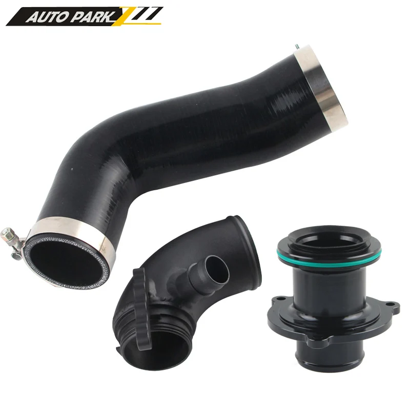 Silicone Intake Hose Pipe Turbo Inlet Elbow  Muffler Delete For VW Golf MK7  R Audi 2015+ V8 MK3 A3 S3 TT