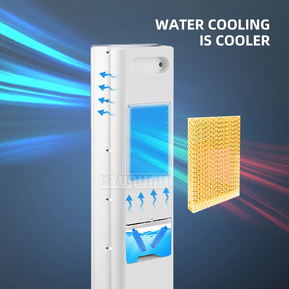 Vertical Cooling Fan Household Three-speed Adjustable Oscillating Fan Cooling and Heating Ventilador De Mesa