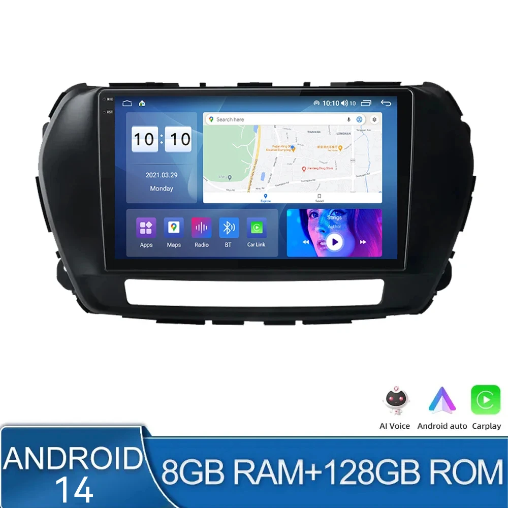 

For Great Wall Wingle 5 2017 2018 - 2021 Android 14 GPS Navigation Car Multimedia Radio Player IPS touch Screen Stereo WIFI BT