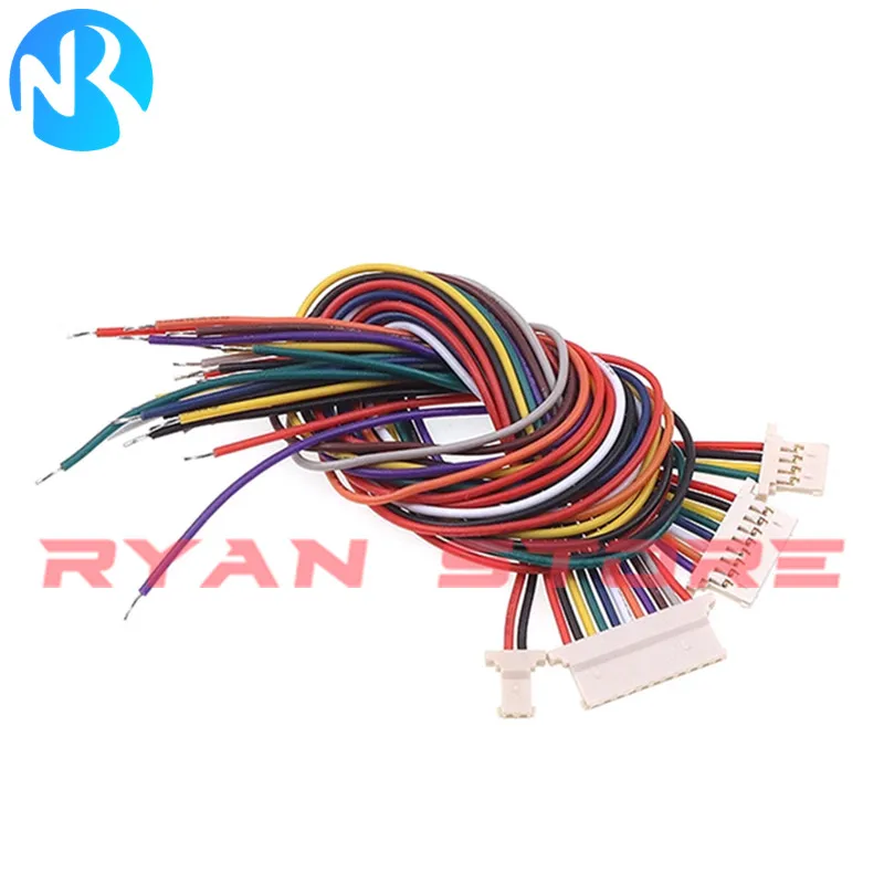 5 قطعة 1.25 مللي متر سلك طرفي رفيع للغاية 100 200 300 مللي متر سلك كابلات الموصلات 51146 LCD MX1.25 2P 3P 4P 5P 6Pin واحد/مزدوج الرأس #2