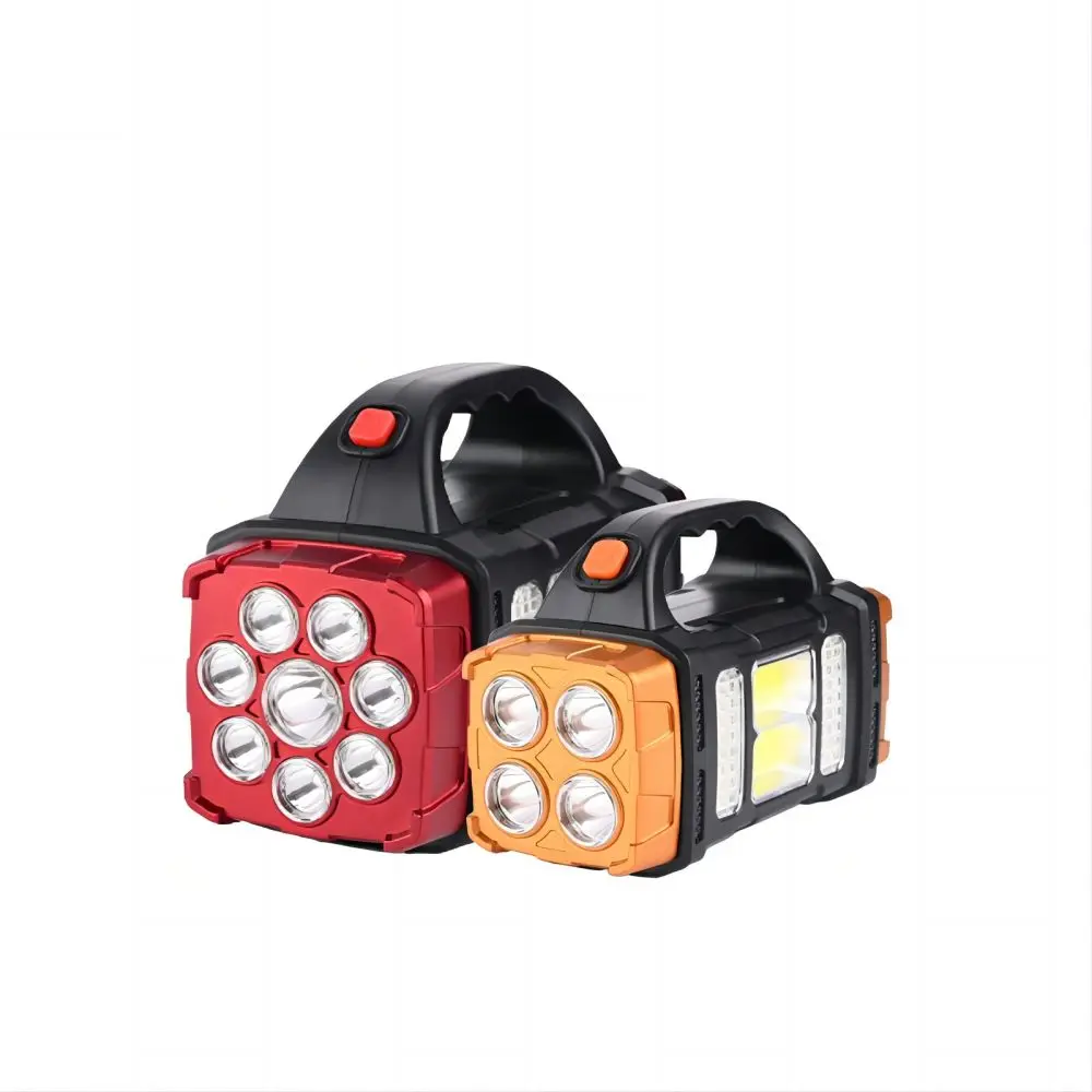 Imagem -06 - Cob Multi-funcional Outdoor Emergency Holofote Portátil Solar Color Usb Recarregável Tocha de Iluminação para Camping