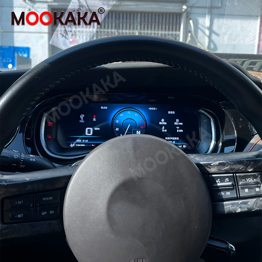 Picture 5: Car Digital Instrument Cluster For Ford Mustang Shelby GT500 2006-2014 LCD Carplay Navigation Dash Speedometer Odometer Panel