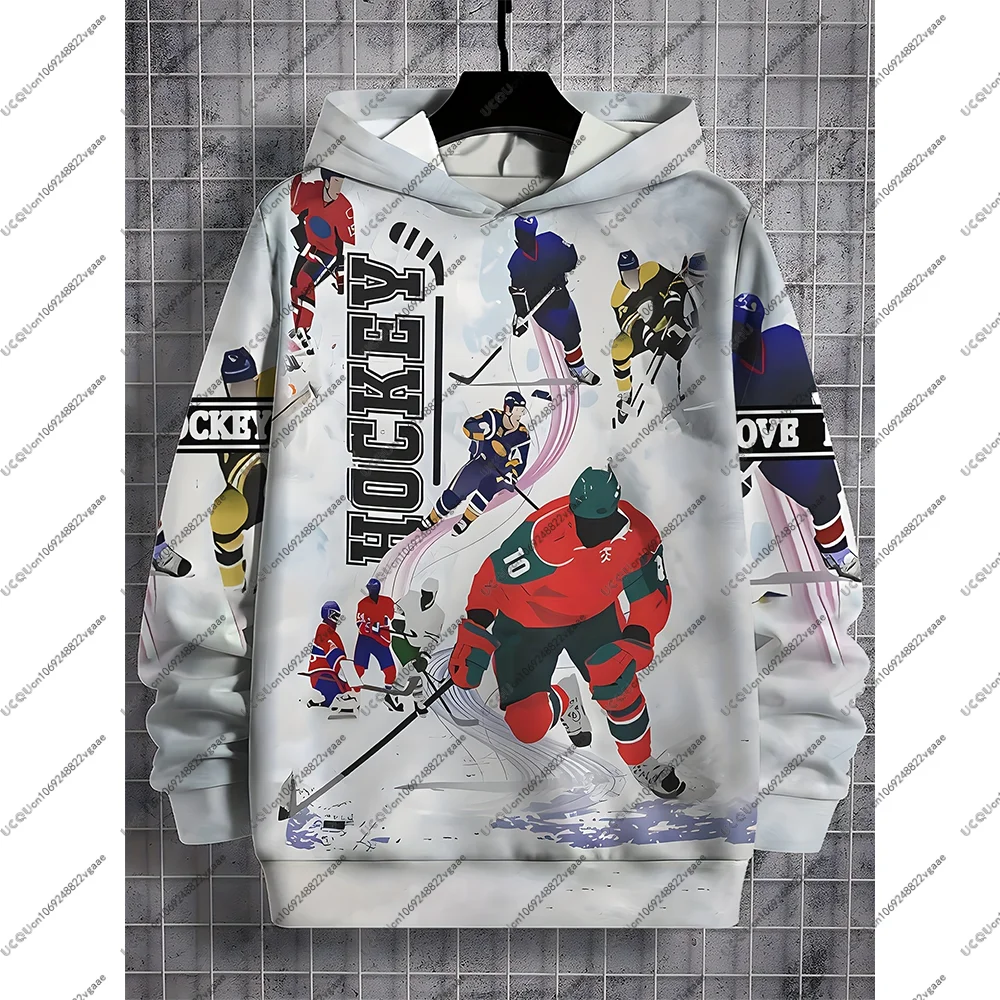 

Hot Ice Hockey Jersey Ice Sports Tee Men Casual Girls Boys Exercise T Shirt Gift Top Soccer Top Autumn Sweatshirt Hoodie New