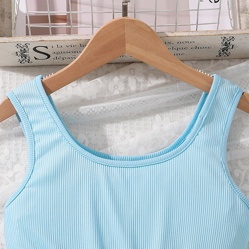 Baby Blue Color Sleeveless Rou - Baby Clothing Korea recension och pris