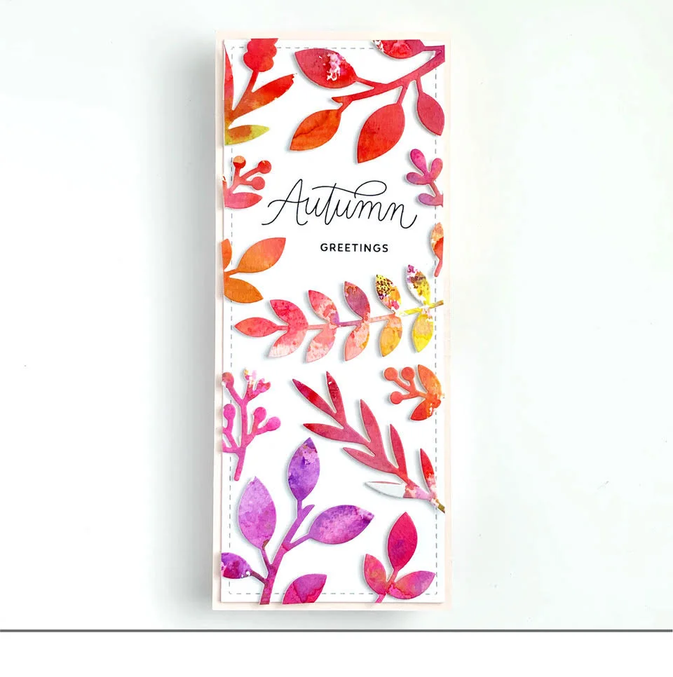 Fall Foliage Metal Cutting Dies Scrapbook Diary Decoration Stencil Embossing Template DIY Greeting Card Handmade 2026 New