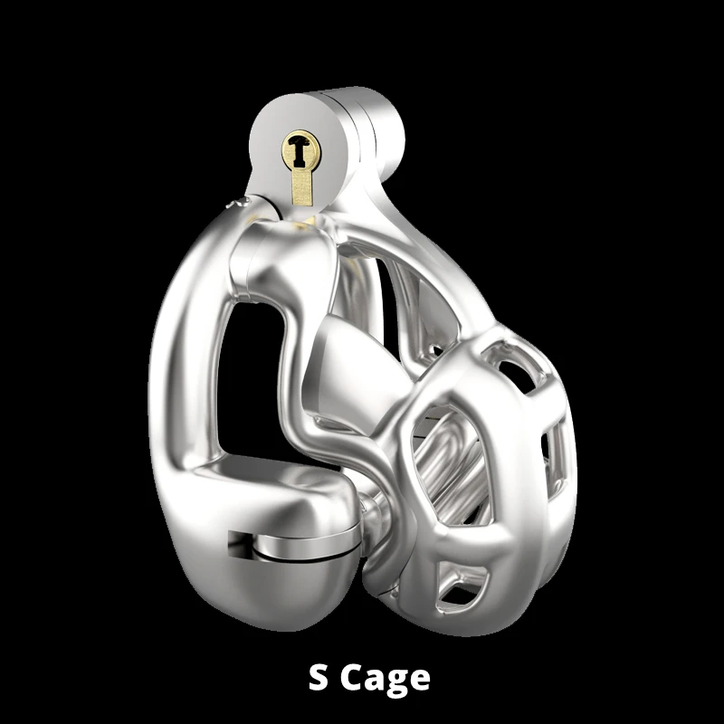 Extreme Bondage Stainless Steel Male Cock Cage Trumpet Penis Chastity Device Removable inner Tube Adult Sex Toys