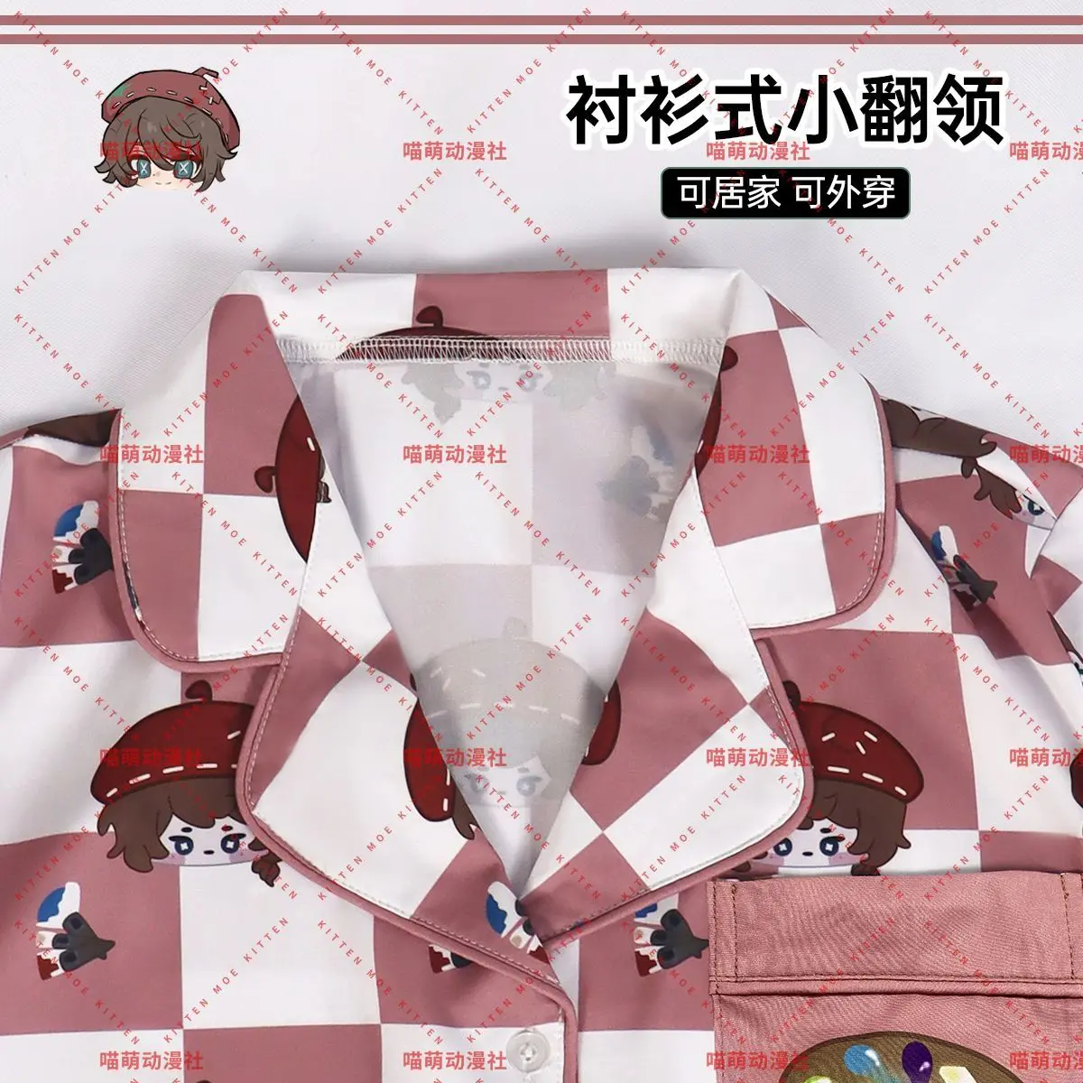 Пижамы Anime Identity V Edgar Valden, летние милые повседневные свободные удобные мягкие комплекты домашней одежды, шорты с короткими рукавами, рождественские подарки