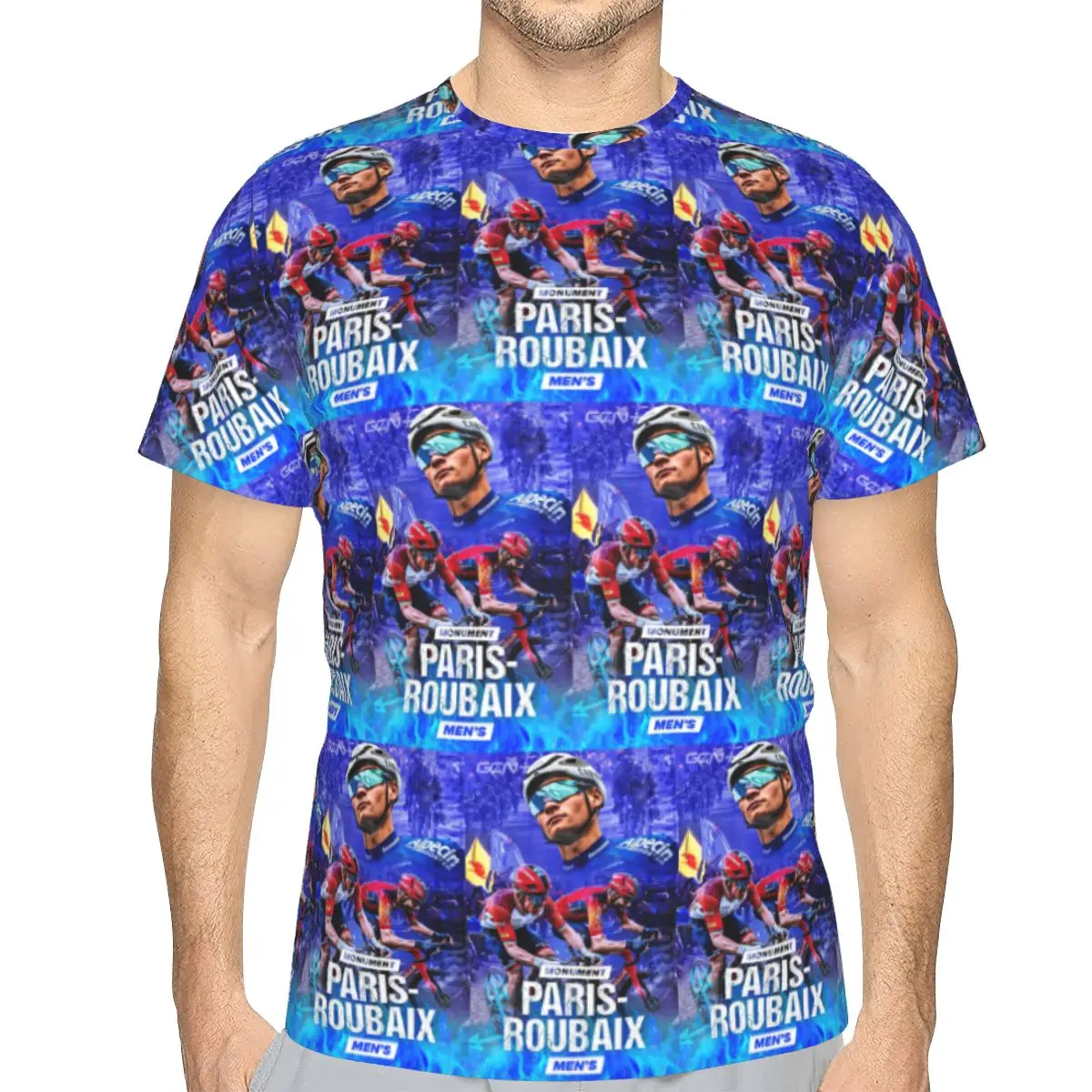 Mathieu Van Der Poel Cyclist MVDP Dutch Cyclist College 100% Cotton T-Shirt Men'sFunny T Shirts Men Round Neck Short Sleeve