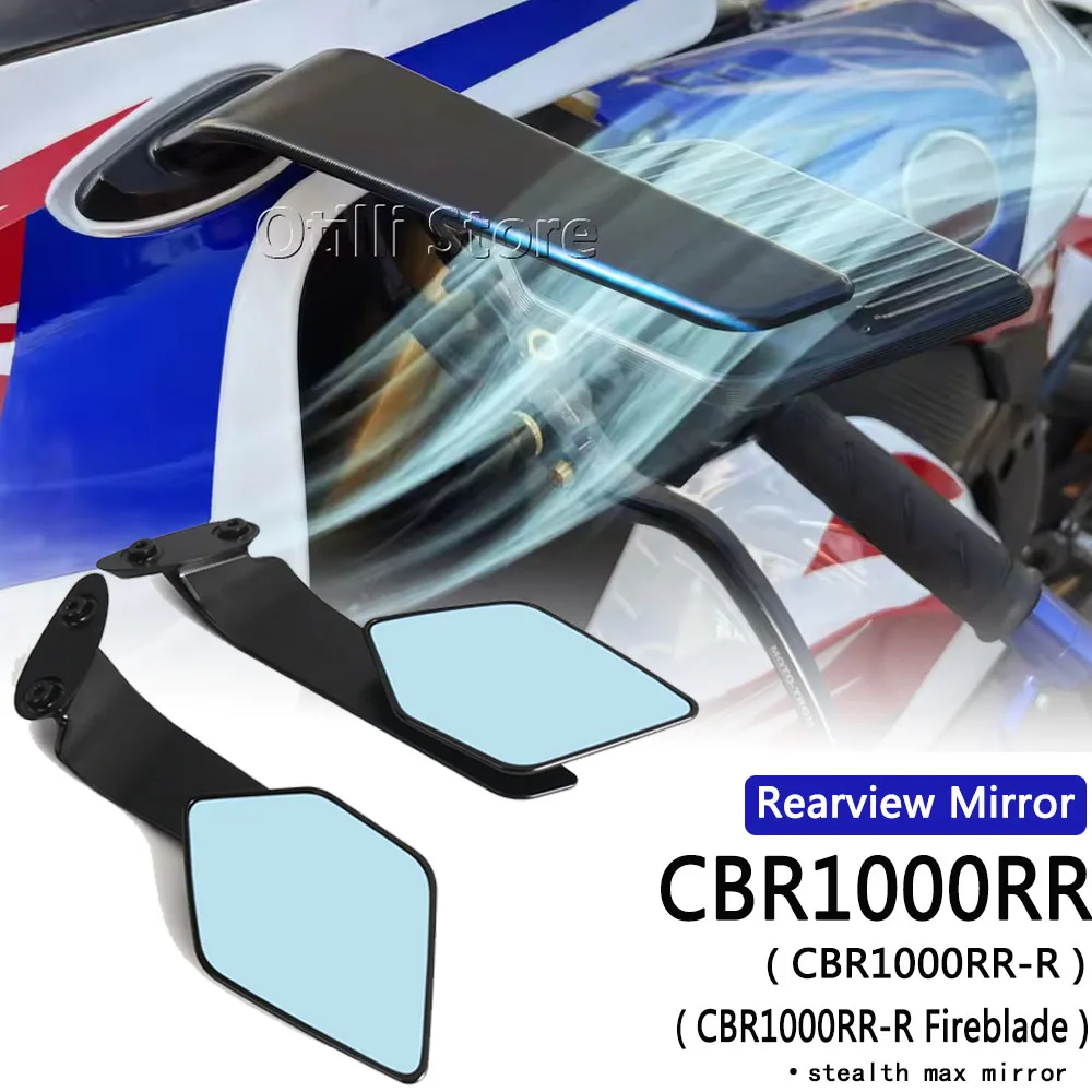 

For Honda CBR1000RR CBR1000RR-R CBR1000 RR RR-R Aluminum Alloy Frame Motorcycle Fixed Wind Wing Adjustable Rearview Mirror
