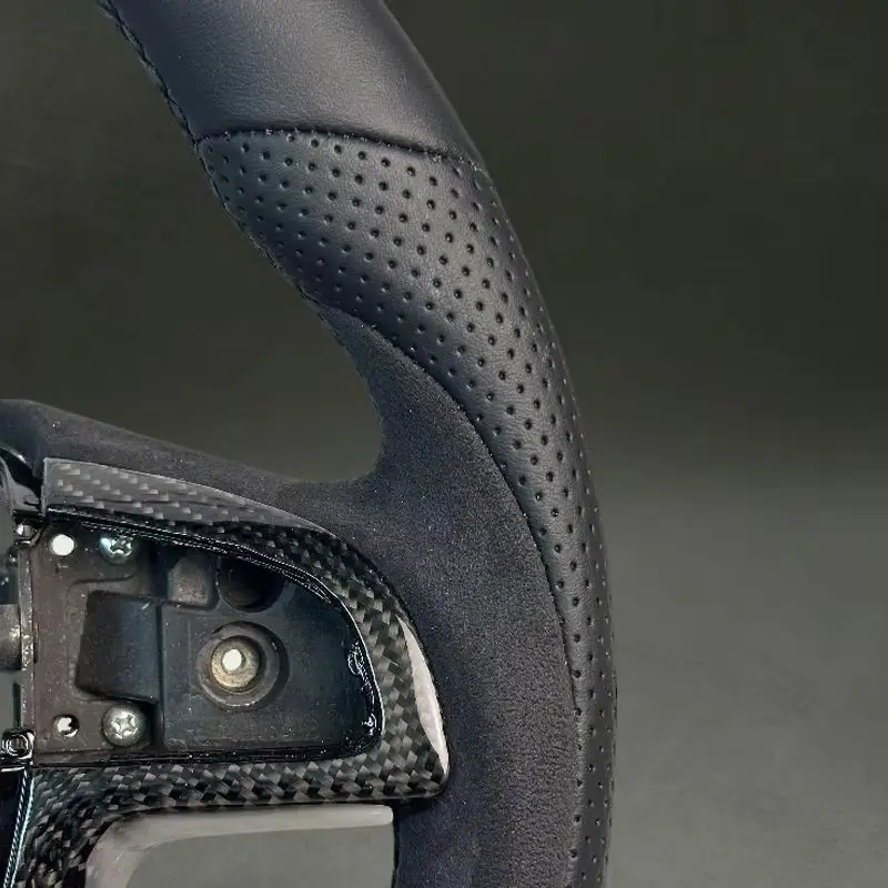 

Pieced Leather Steering Wheel for HSV Pontiac G8 Automotive Accessories For Chevrolet Ve Commodore Full Leather Fit forVE