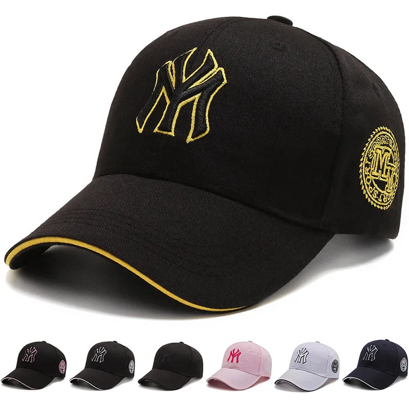 

Fashion MY Letters Embroidery Women Men Baseball Hats Caps Female Male Sport Visors Snapback Hat Sun Hat For Women Men