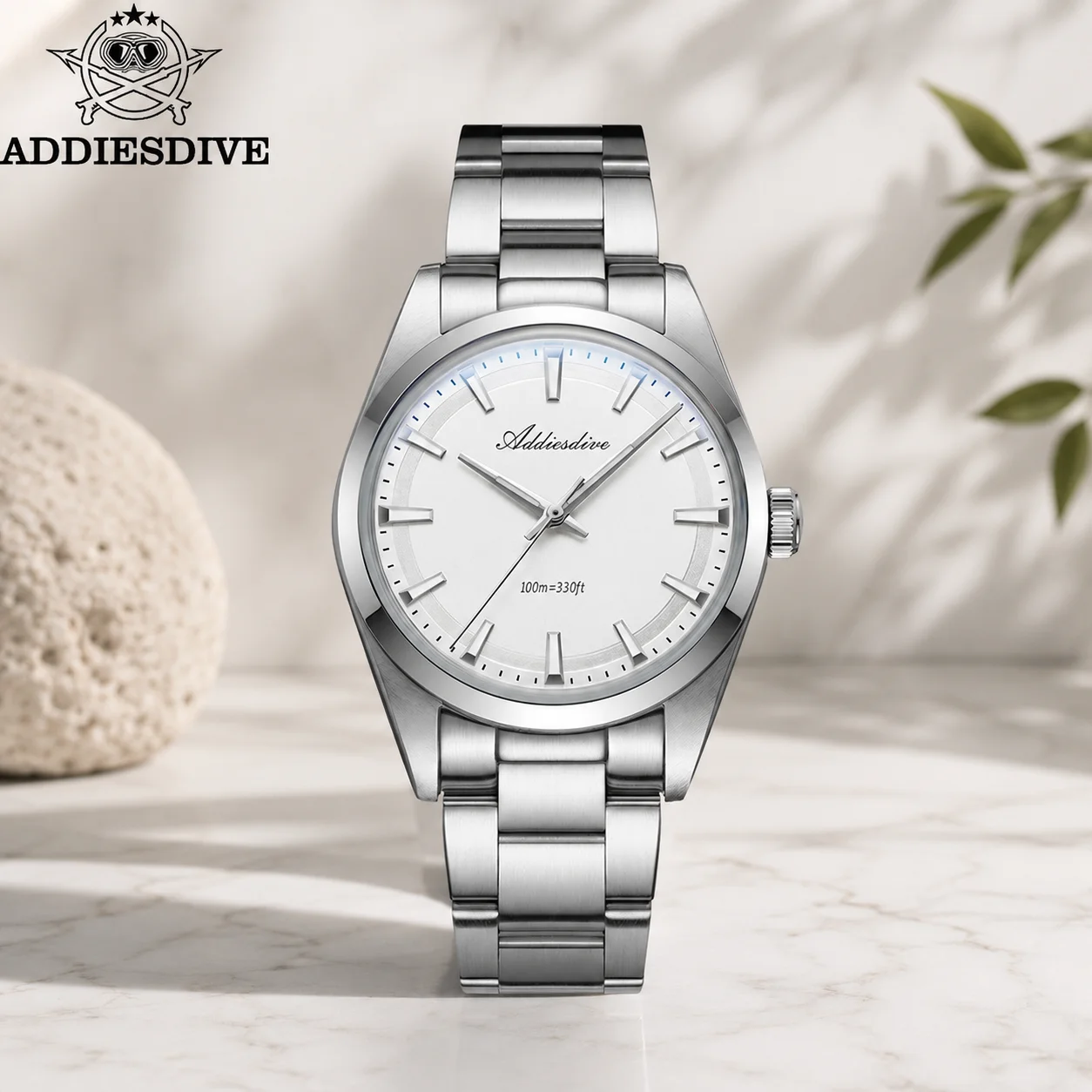 ADDIESDIVE Top-Marke Wasserdichte Quarzuhren K1 Mineralglas Luxuriöse …