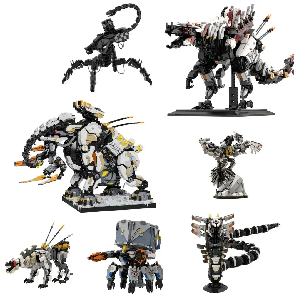 MOC Horizoneds Game Corruptor Robot Bouwstenen shakings beest Model Thunderjaweds Mecha Ravager Bricks Speelgoed voor Kinderen Geschenken