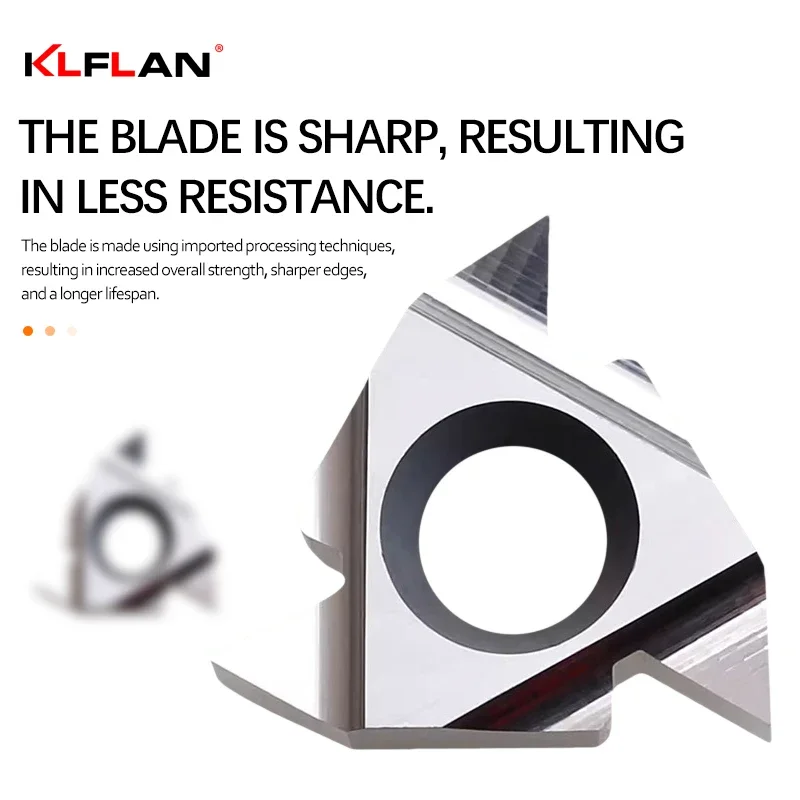 أدوات قطع موضوع خاص من النحاس والألومنيوم 16ER 16IR 11IER 11IR خيط داخلي وخارجي إدراج كربيد إدراج متين