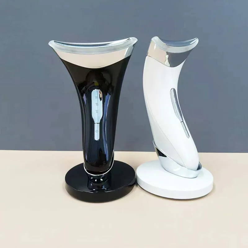 Rassodante per la pelle Face Lift V Face antirughe Neck Face Beauty Device 3 colori Led Photon Ems Neck Beauty Device strumento per la bellezza del viso