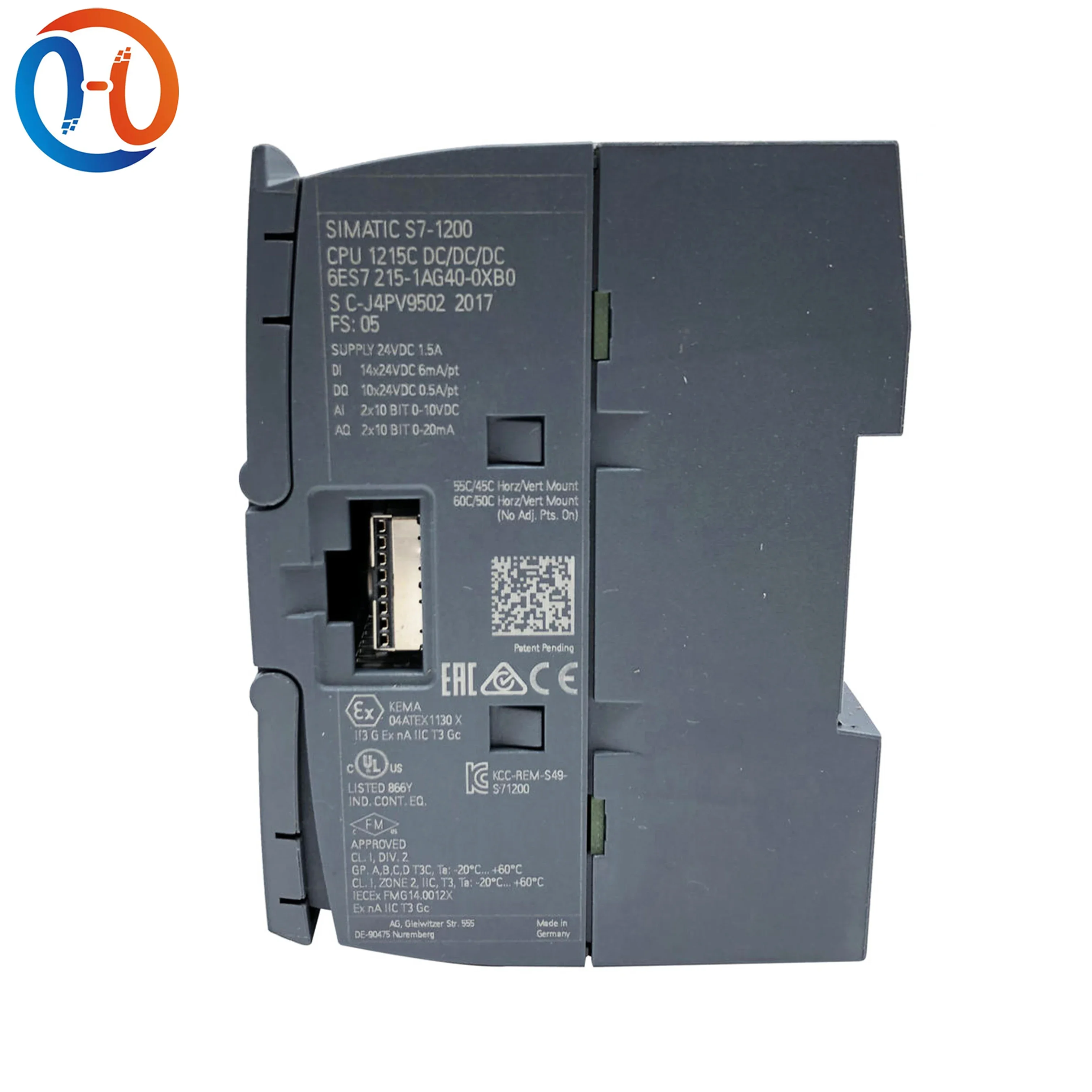 6ES7215-1AG40-0XB0 6ES7 215-1AG40-0XB0  S7-1200 CPU Module New Original PLC Module Stock In Warehouse