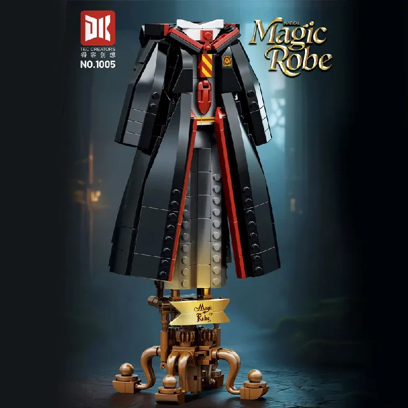 

661 шт., киноигра MOC, волшебный халат, строительные блоки, классический плащ с волшебными фильмами, коллекционная модель, кирпичи, игрушки, детский рождественский подарок