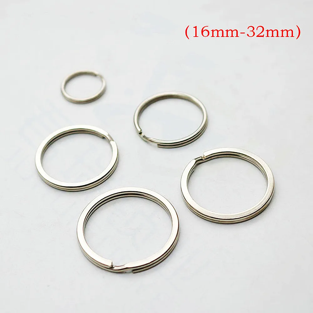 

Keychannel 10PCS 16-20-25-28-30-32MM Car Key Ring House Ring Lock Ring DoorFlat Key Ring Enlarged Thickened for KD KEYDIY Remote