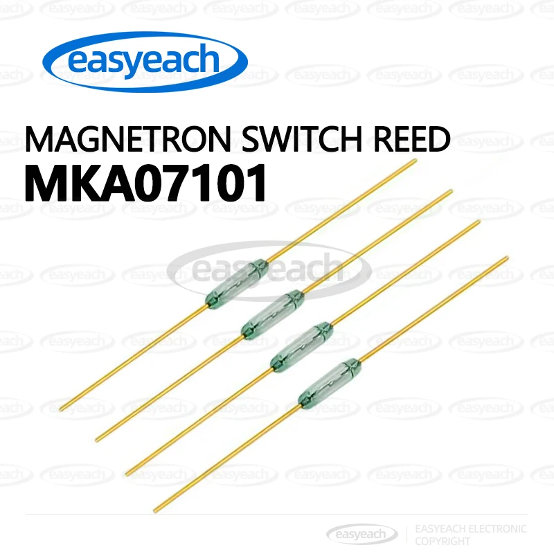 5pcs Reed switch Magnetic Sensor normally Open No. 1.8*7MM MKA07101 Reed Magnetron switch displacement Sensor