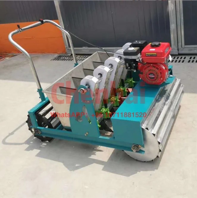 

Tractor Seeder 5 Rows Planting Machinery New Type Gasoline engine, engine garlic seeder Precision Garlic Planter Machine