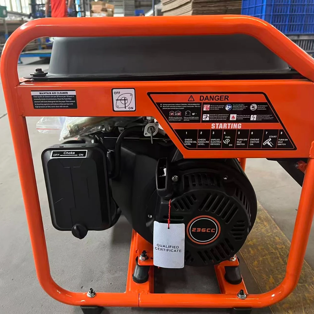 Portable open generator 2.2Kw 2Kw 3Kw 5Kw 6Kva 8Kva 9Kva variable frequency generator 220/380V wholesale price
