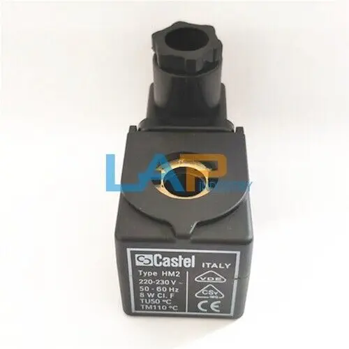 

1PCS NEW FOR CASTEL SOLENOID COIL 9100/RA6 TYPE HM2 220V~230V 50-60HZ 8W