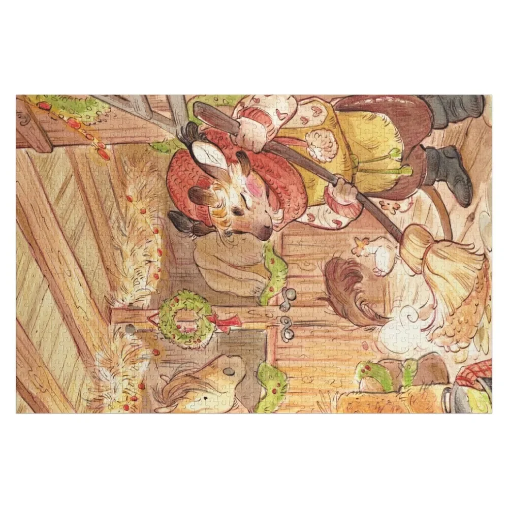 

Nisse: A Tidy Home Jigsaw Puzzle Animal Personalized Toys Wood Adults Puzzle