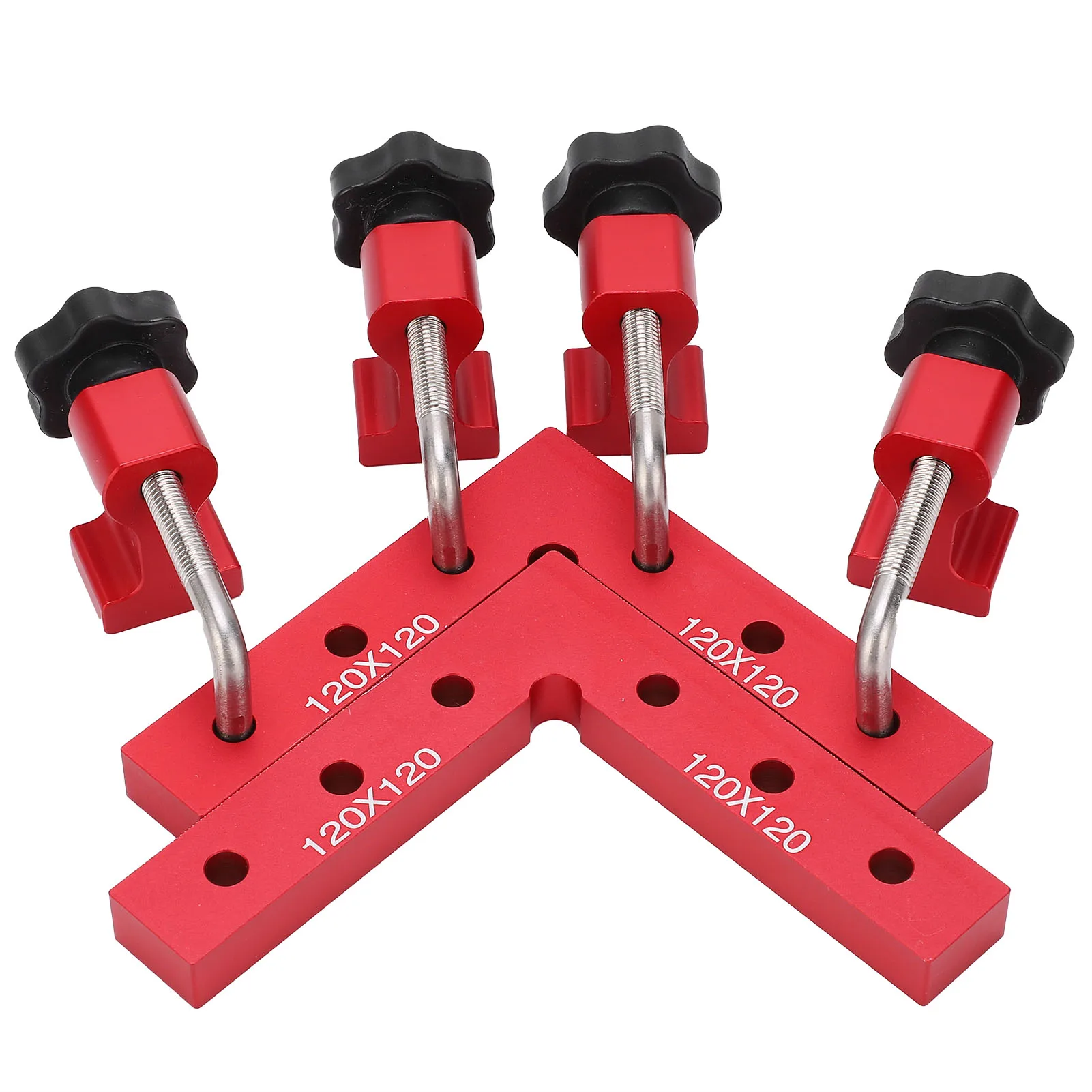 Outil de serrage pour charpentier, clip d'angle droit 90° °   Règle de positionnement d'angle pour le travail du bois, outil de positionnement d'angle droit pour panneaux