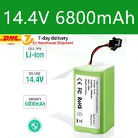 14.4V 6800mAh Li-ion Battery for for Conga 990 1090 Tesvor X500 Ecovacs Deebot N79 N79S DN622 Eufy RoboVac 11 11S RoboVac 30