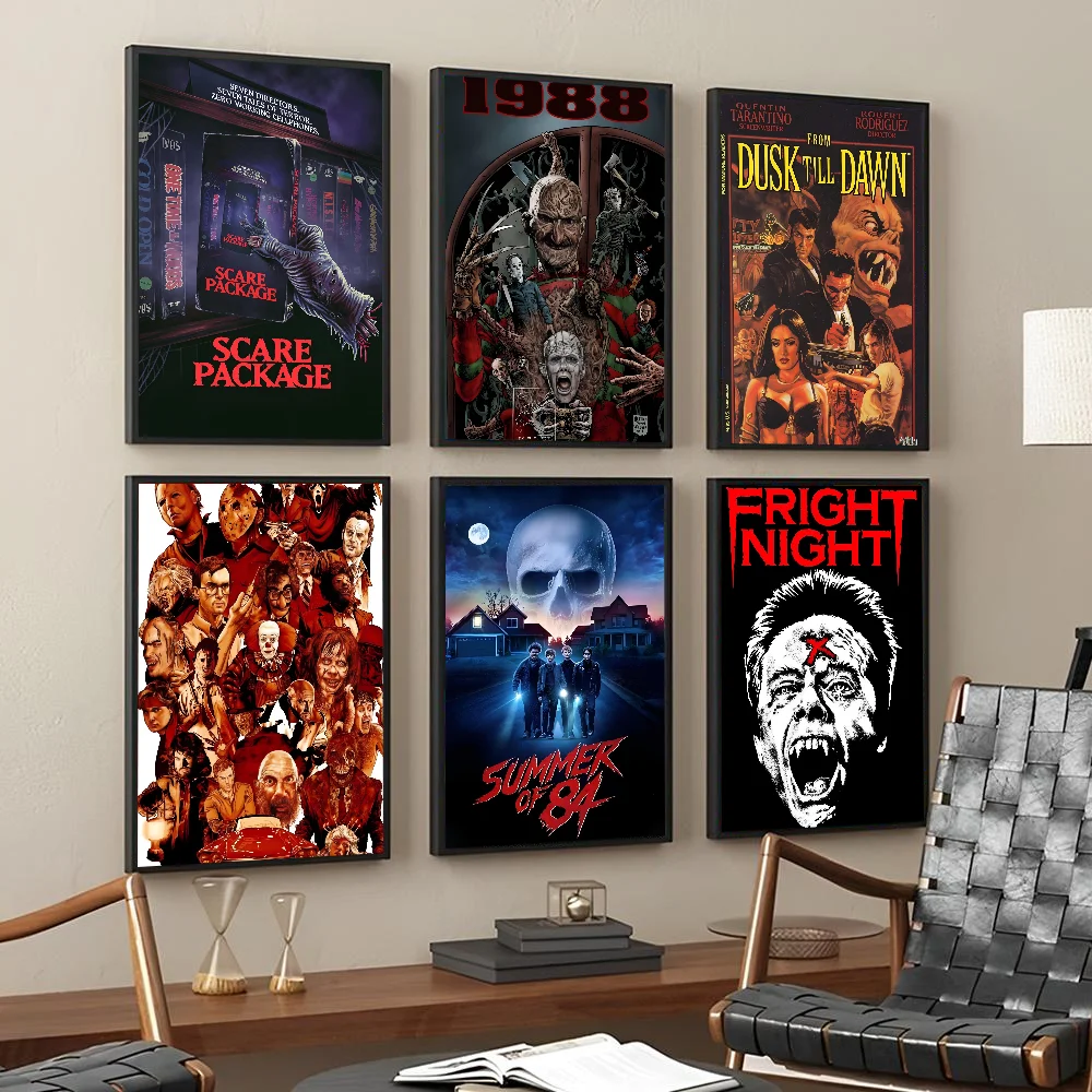 

Classic Horror Movie Poster Paper Print Home Living Room Bedroom Entrance Bar Restaurant Cafe Art Painting Decoration