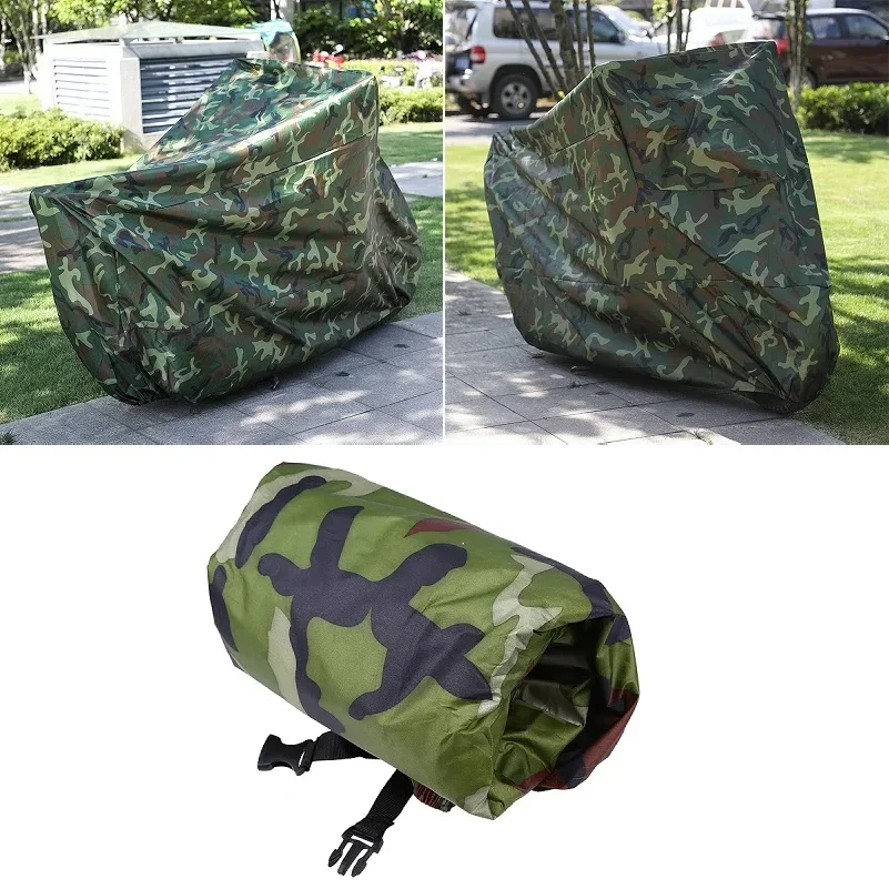 

Universal Waterproof Rain Dustproof 190T Camouflage Motorcycle Protector Case Cover Outdoor Motorbike Scooter Covers