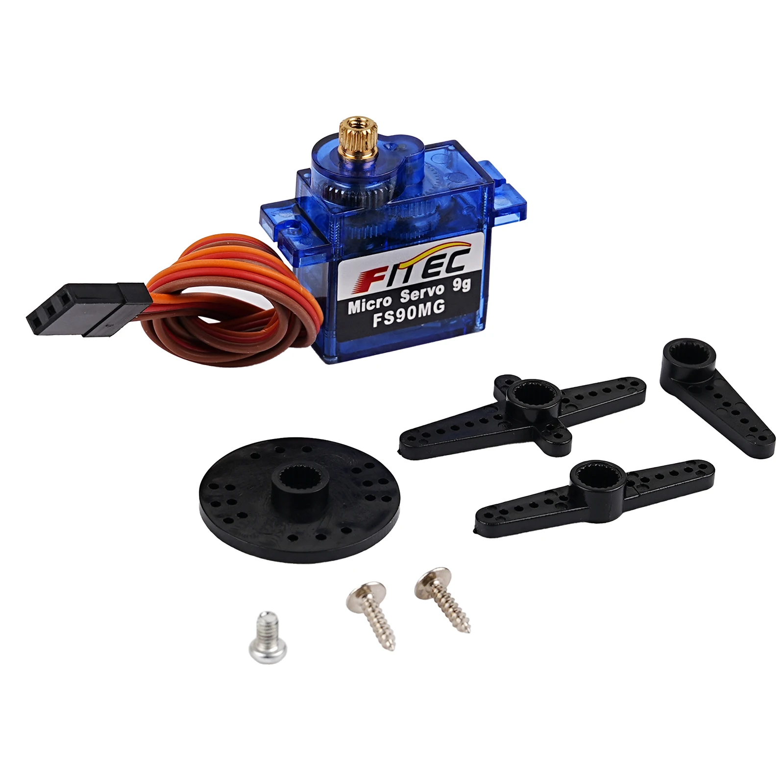1/2/4/10 قطعة Feetech FS90MG 2.2 كجم 9 جرام أجهزة رقمية ميتال جير مايكرو محرك معزز 4.8-6 فولت 180 درجة ل 450 هليكوبتر روبوت RC سيارة