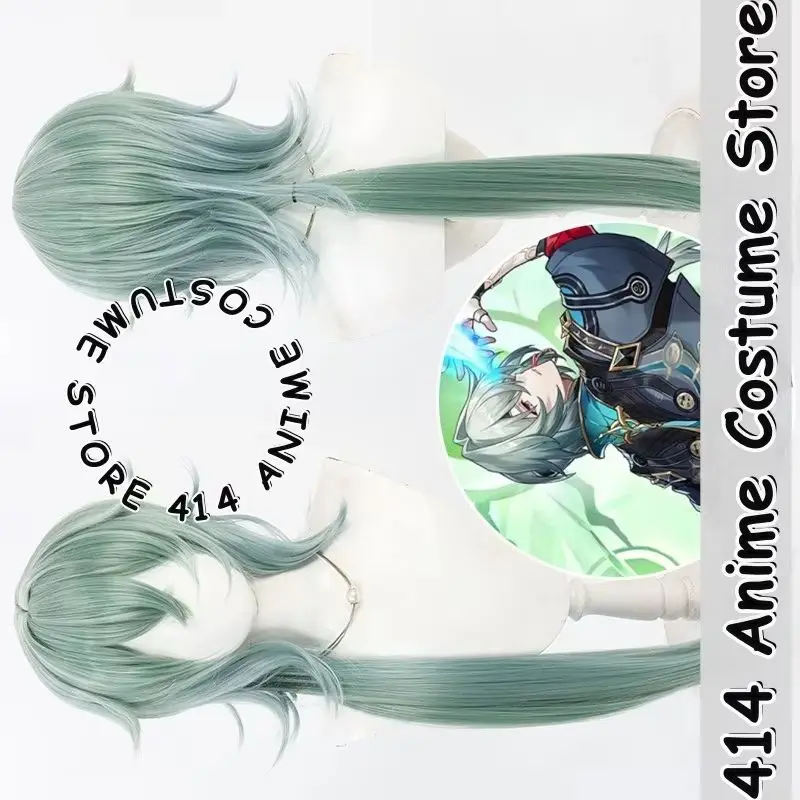 

Game & Anime Anaxagoras Cosplay Wig Honkai: Star Rail Gradient Simulation Scalp Heat-Resistant Fiber Synthetic Hair