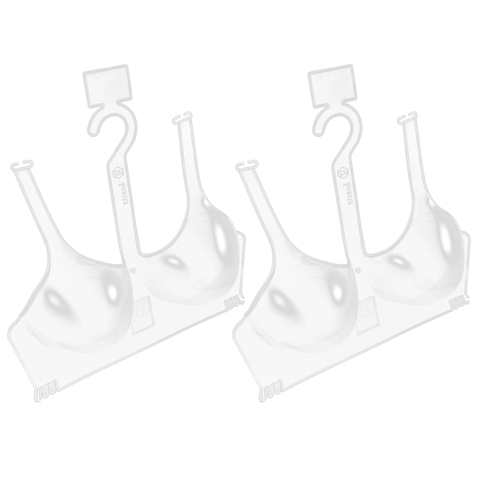 

2Pcs Underwear Display Rack Bra Hanger Clothes Mannequin Model Small Square Plastic Storage Exhibitions