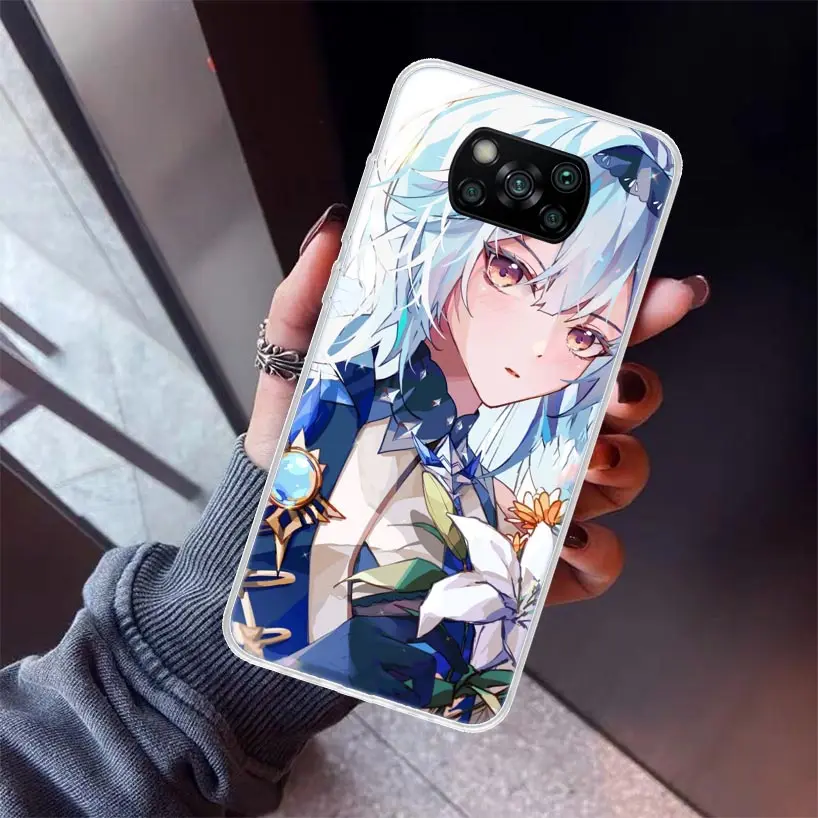 Genshin Impact Raiden Shogun Baal Anime Phone Case For Xiaomi Poco X6 X7 X5 X3 Nfc X4 GT M5S F6 F5 Pro M3 F3 M5 M4 F4 5G Soft TP image 6