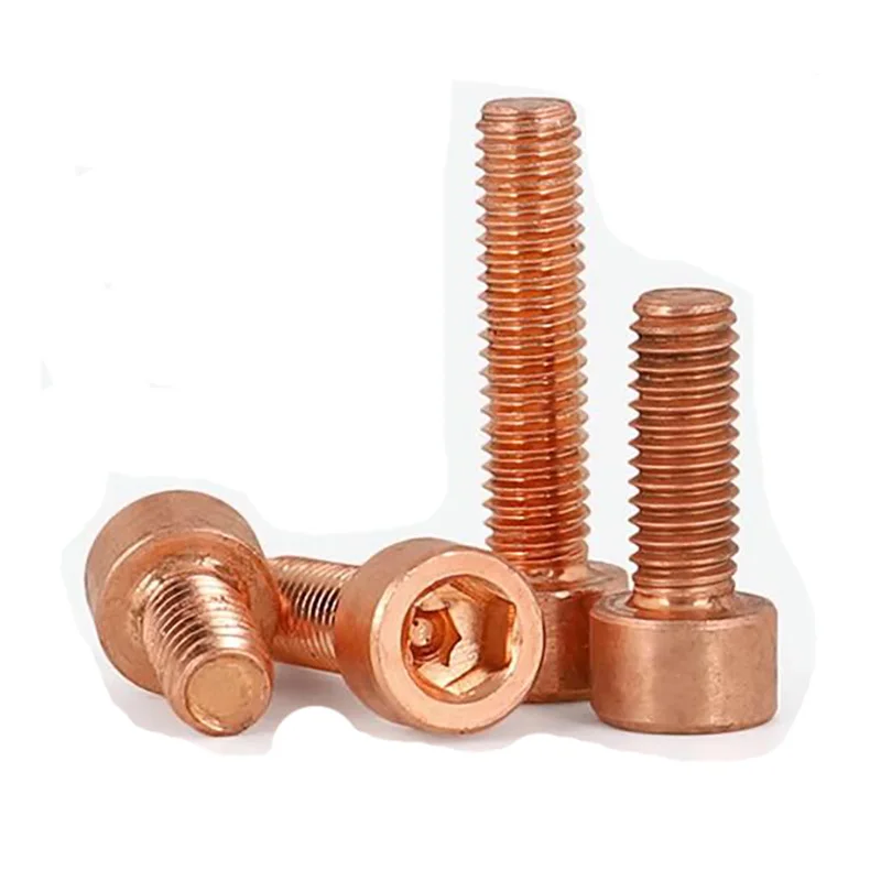 

Copper M2 M2.5 M3 M4 M5 M6 M8 Allen Hex Socket Cap Head Screws Hexagon Bolts